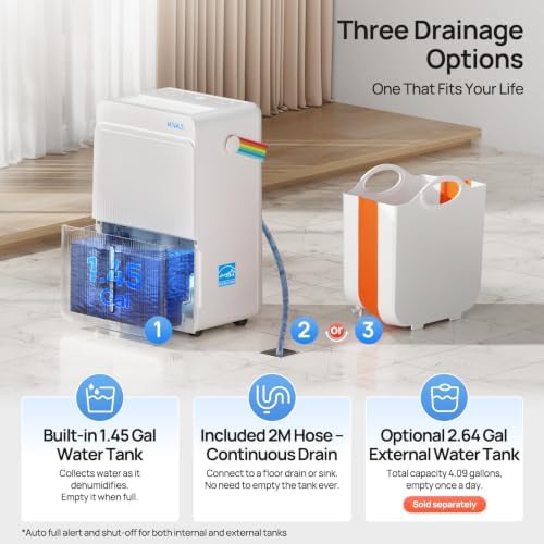 Energy Star 80 Pint Basement Dehumidifier — photo 4