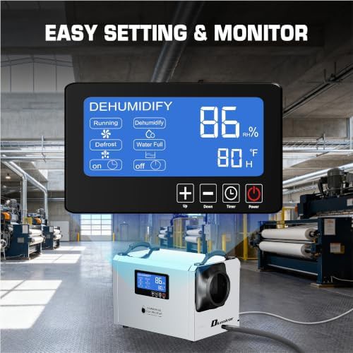 White commercial dehumidifier for large crawl spaces — photo 4
