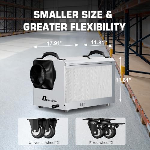 White commercial dehumidifier for large crawl spaces — photo 5