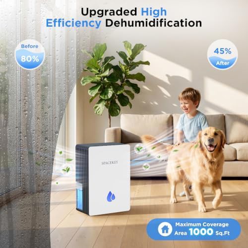 Grey aromatherapy dehumidifier with drain hose — photo 3