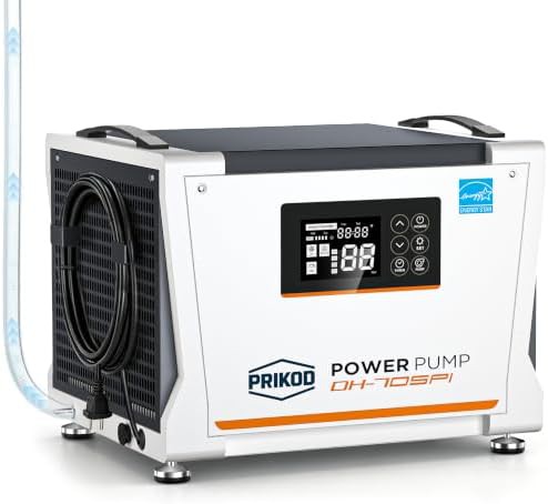 Compact commercial crawl space dehumidifier with pump
