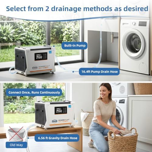 Compact commercial crawl space dehumidifier with pump — photo 3