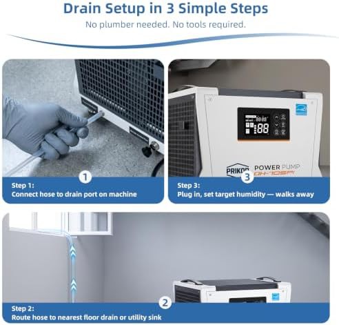 Compact commercial crawl space dehumidifier with pump — photo 5