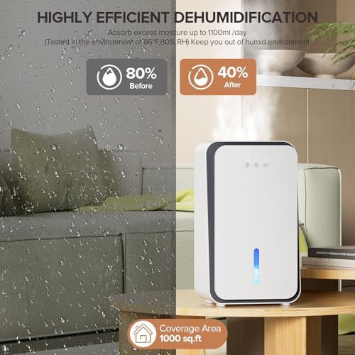 Dehumidifier with aromatherapy diffuser and LED light — photo 3