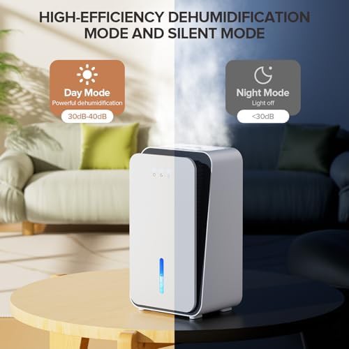 Dehumidifier with aromatherapy diffuser and LED light — photo 5