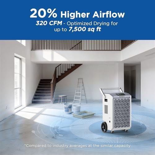 200 Pint Commercial Dehumidifier with Internal Pump — photo 4