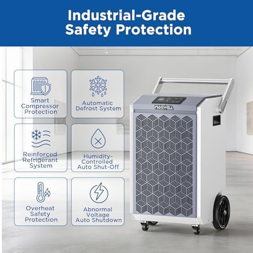 200 Pint Commercial Dehumidifier with Internal Pump — photo 5