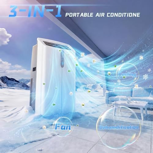 Smart portable air conditioner with dehumidifier mode — photo 3