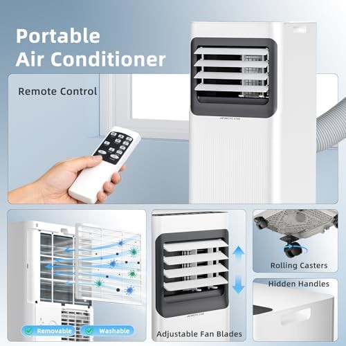 Basement Portable Air Conditioner with Drain Hose — photo 5