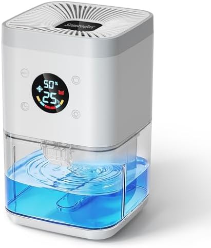Portable bathroom mini dehumidifier with auto defrost