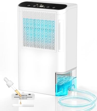 Portable desiccant dehumidifier with aroma tray