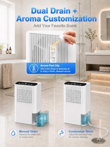 Portable desiccant dehumidifier with aroma tray — photo 4