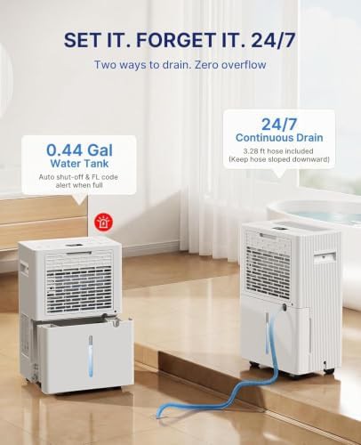 Ultra Quiet Basement Dehumidifier with Sleep Mode — photo 3