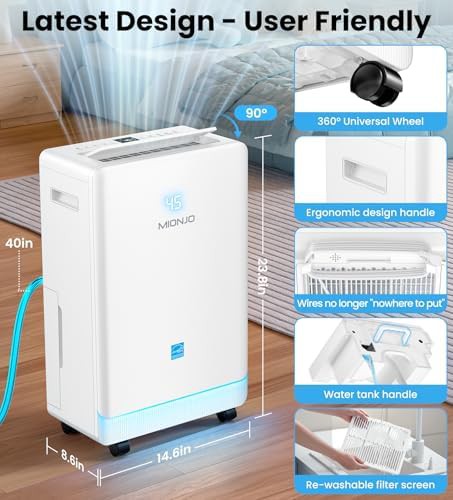Energy Efficient Basement Compressor Dehumidifier — photo 5