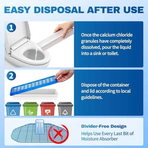 Vacplus 500mL large capacity dehumidifier 6 pack — photo 4