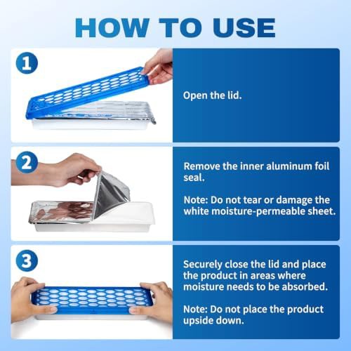 Vacplus 500mL large capacity dehumidifier 6 pack — photo 5