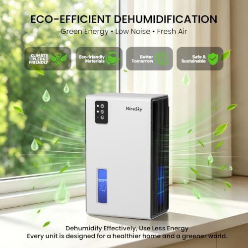 White ambient light dehumidifier with 95 oz tank — photo 4