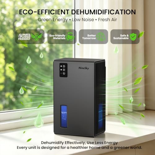 Grey quiet basement dehumidifier with 95 oz tank — photo 5