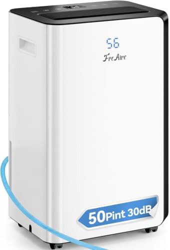 FreAire 54 Pint Quiet Dehumidifier for Bedrooms