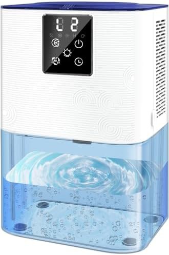 Dual core dehumidifier in blue and white