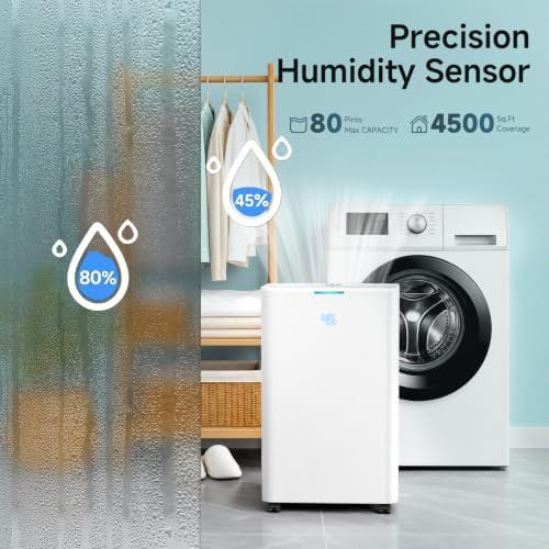 Eighty pint smart compressor dehumidifier — photo 4