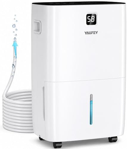 Upward drainage basement dehumidifier 150 pint