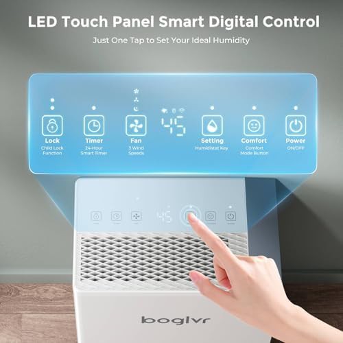 White smart dehumidifier with WiFi control — photo 4