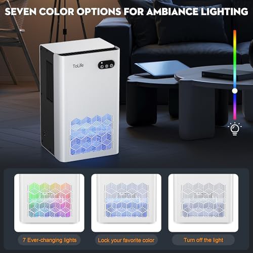 Ultra quiet white dehumidifier for bedrooms — photo 5