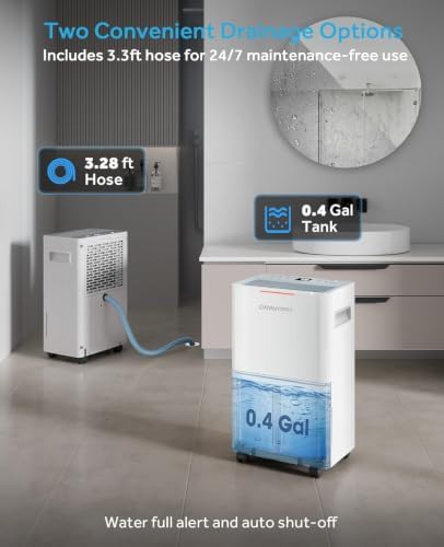 Quiet 21 pint compressor dehumidifier for home — photo 3