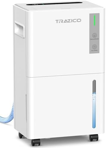 Trazico 21 pint basement dehumidifier with hose