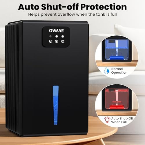 1000 sq ft sleep mode bedroom dehumidifier — photo 4