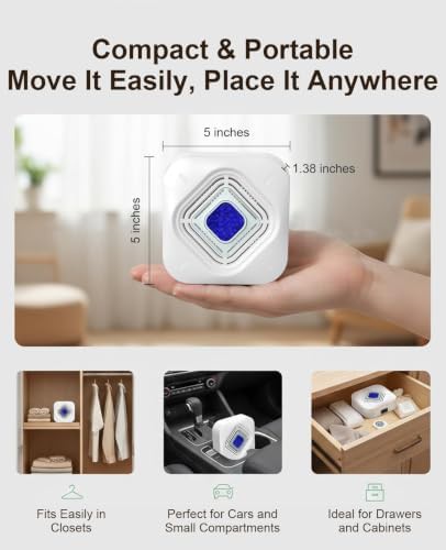 ATKMAYI rechargeable bathroom mini dehumidifier — photo 4