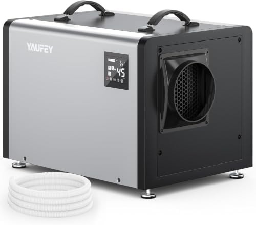 Commercial crawl space dehumidifier with pump