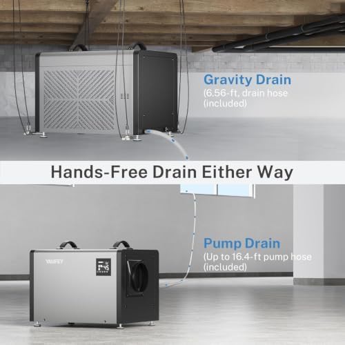 Commercial crawl space dehumidifier with pump — photo 3