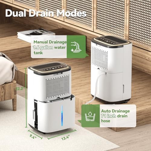 Large compressor basement dehumidifier with 50 pint capacity — photo 3