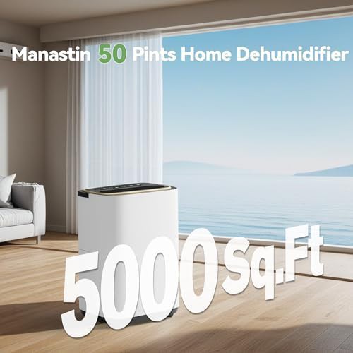 Large compressor basement dehumidifier with 50 pint capacity — photo 4