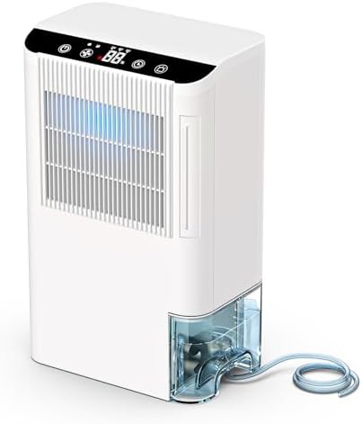 Floral white home dehumidifier 2000 sq ft