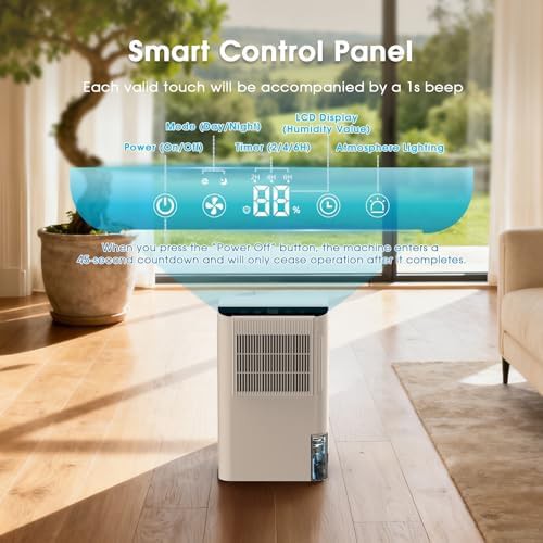 Floral white home dehumidifier 2000 sq ft — photo 4