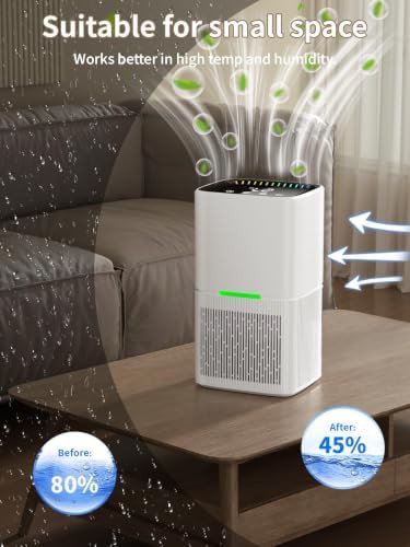 White sixty ounce home dehumidifier unit — photo 4