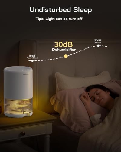 Portable bathroom dehumidifier with sleep mode — photo 4