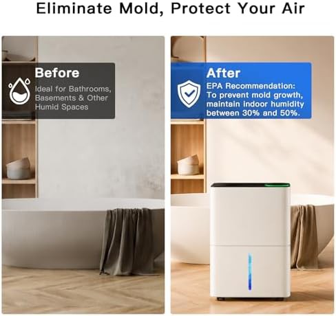 Smart compressor dehumidifier with drain hose — photo 5