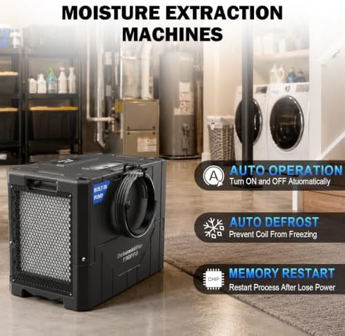 Commercial LGR Dehumidifier with Built-in Pump — photo 5