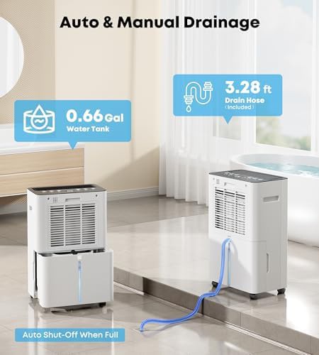 Large capacity 32 pint basement dehumidifier — photo 4