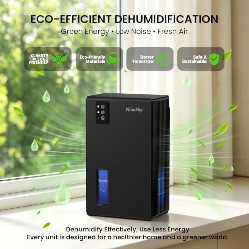 Black ambient light dehumidifier for 1000 sq.ft — photo 4