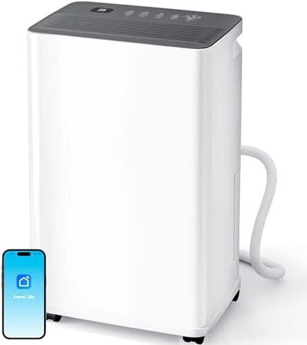 Smart WiFi control dehumidifier for large rooms