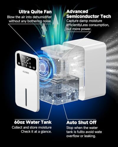 Polar white dehumidifier with auto shut off — photo 3