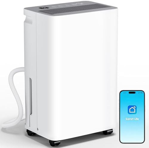 Basement 2500 sq.ft dehumidifier with drain hose