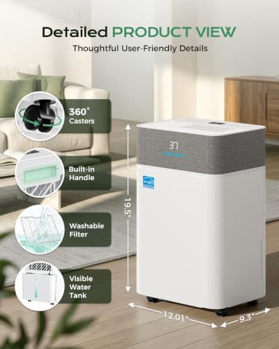 Basement 50 pint energy star 4500 sq.ft dehumidifier — photo 5